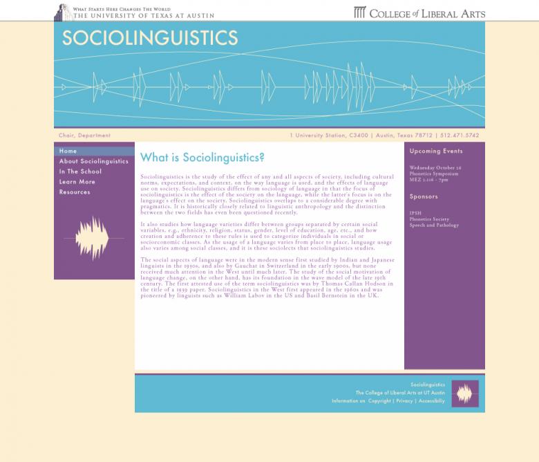 Sociolinguistics Mock Up