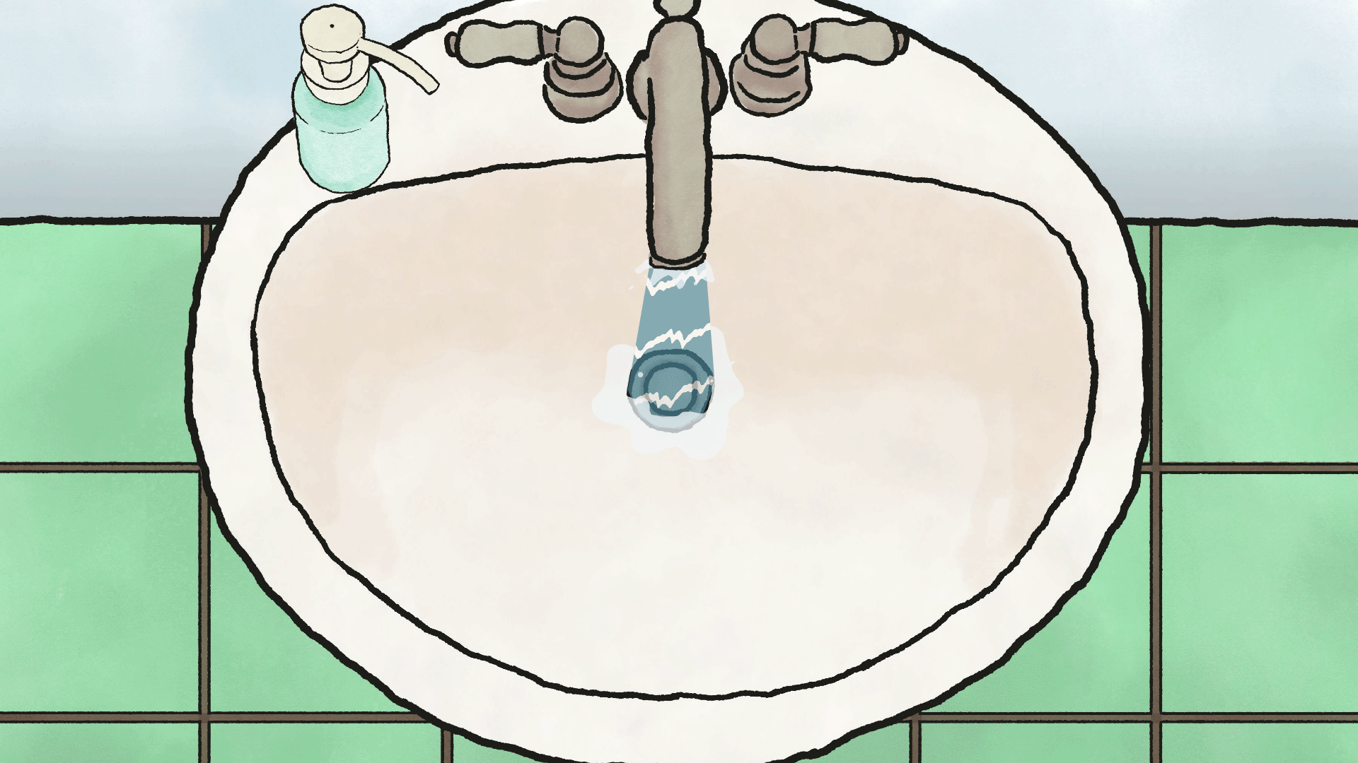 412k Washing Hands Animation Progress