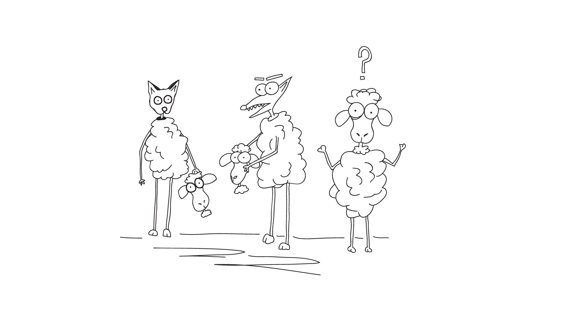sheep identity illustration
